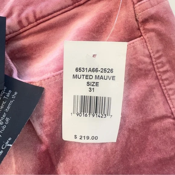 NEW PAIGE Pink Straight-Leg Jeans
